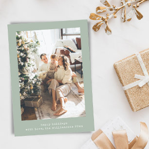 Cartão De Festividades Máquina de Escrever Retro Minimalista Foto Vertica