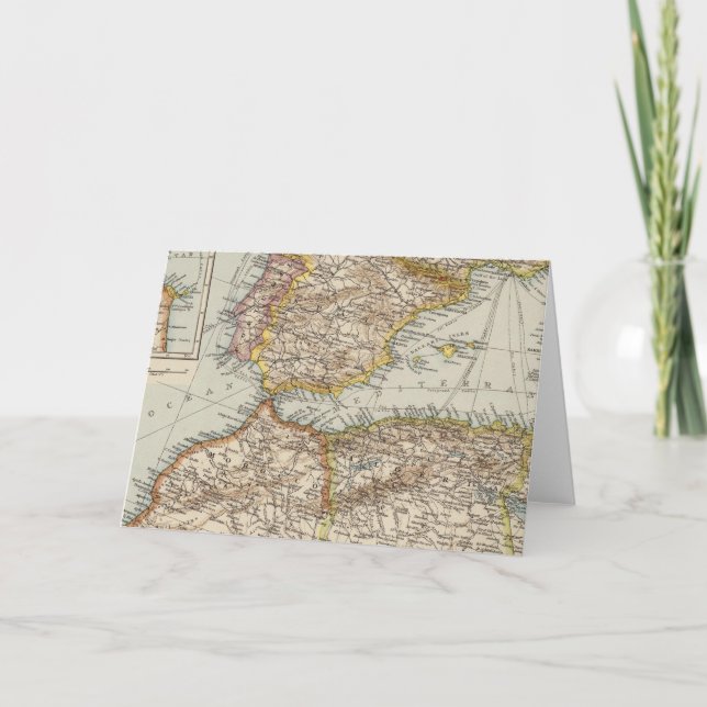 Cartão De Festividades Mar Mediterrâneo W (Frente)