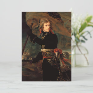Cartão De Festividades Marcha de Napoleão Bonaparte na Batalha de Arcole