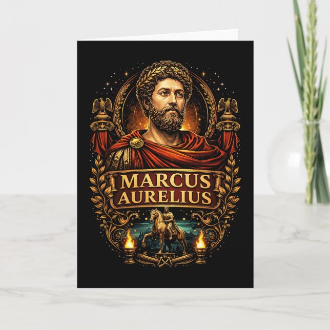 Cartão De Festividades Marcus Aurelius (Frente)