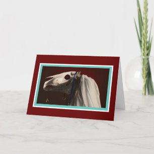 Cartão De Festividades Mari Lwyd Holiday Card