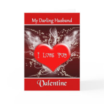 Marido/Feliz dia de os namorados - Coração Vermelh