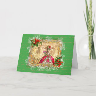 Cartão De Festividades Marie Antoinette Christmas Ball