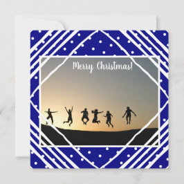 Cartão De Festividades Marinho Feliz Natal Foto Moderna