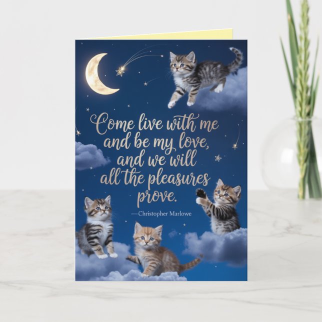 Cartão De Festividades Marlowe Valentine's Day Card 3 (Frente)