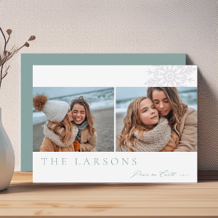 Cartão De Festividades Marquee da Família   Paz na Terra - Duas Fotograf