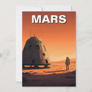 Cartão De Festividades Mars Viagem