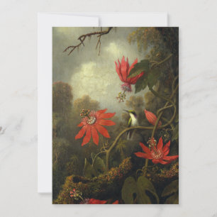 Cartão De Festividades Martin Johnson Heade - Hummingbird