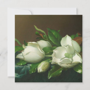 Cartão De Festividades Martin Johnson Heade - Magnolias