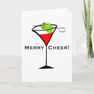Cartão De Festividades Martini Natal