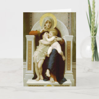 Cartão De Festividades Mary, Jesus e John The Baptist