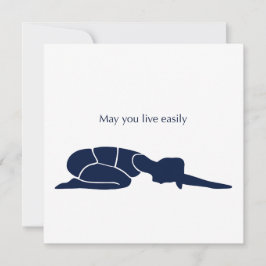 Cartão De Festividades May You Live Easily Art Card