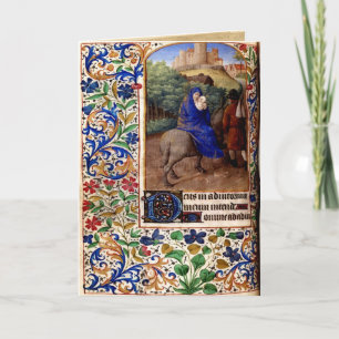 Cartão De Festividades Medieval Christmas Card 5