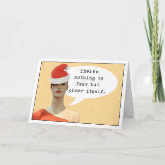 Cartão De Festividades Medo do elogio