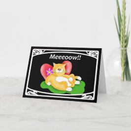 Cartão De Festividades Meeooow!! seja meus namorados