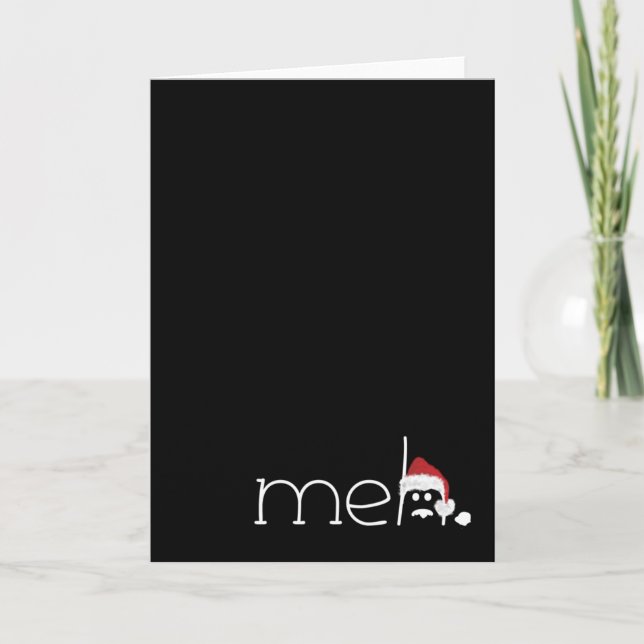 Cartão De Festividades meh. Natal (Frente)