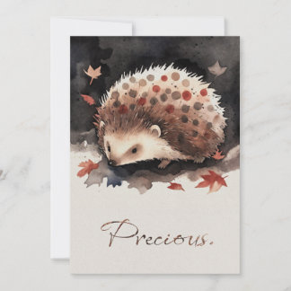 Cartão De Festividades Mein kleiner Igel-Freund „Zwergerl“ Grußkarte