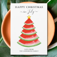 Melancia de Natal em Julho