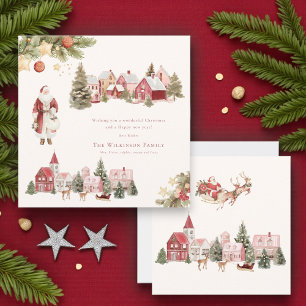 Cartão De Festividades melancia pintada, natal