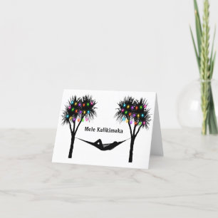 Cartão De Festividades Mele Kalikimaka Natal tropical