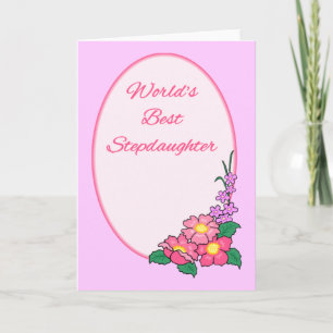 Cartão De Festividades Melhor Filha-passo do mundo