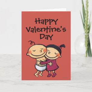 Cartão De Festividades Melhor Hugging de Amigos