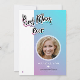 Cartão De Festividades Melhor mãe de todas