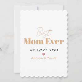 Cartão De Festividades Melhor mãe de todas