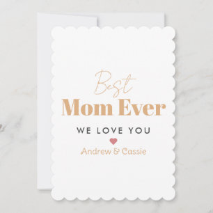 Cartão De Festividades Melhor mãe de todas