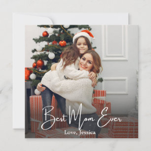 Cartão De Festividades Melhor Mãe de Todos Foto Personalizada