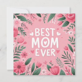 Cartão De Festividades Melhor Mãe de Todos os Tempos