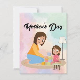 Cartão De Festividades Melhor mãe de todos os tempos 