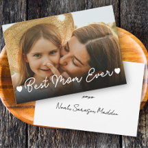 Melhor Mãe de Todos os Tempos Foto XOXO Corações C