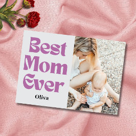 Cartão De Festividades Melhor Mãe de Todos os Tempos – Presente Personali