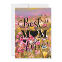 Melhor Mãe, Flores Selvagens Rosa, Campo 2025