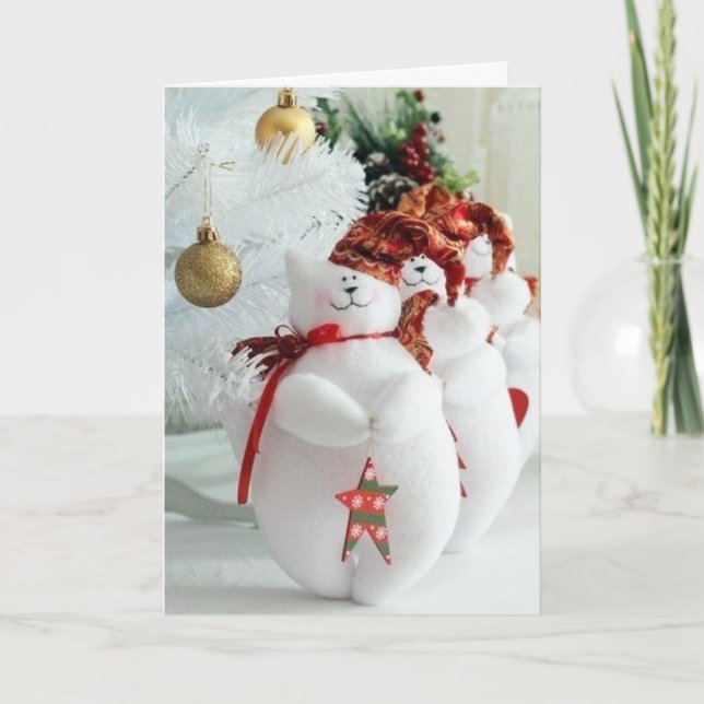 CARTÃO DE FESTIVIDADES **MELHOR NATAL DO MUNDO** AMIGOS E FAMÍLIA (Frente)