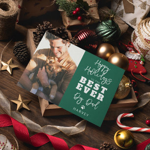 Cartão De Festividades Melhor Pai De Cães   Foto