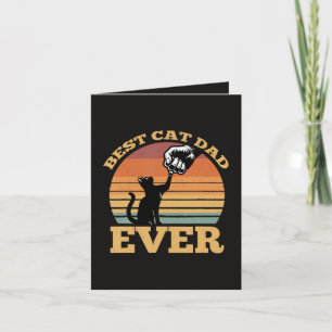 Cartão De Festividades Melhor Pai de Gato de Todos os Dias dos Pais