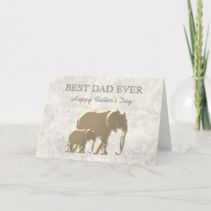 Cartão De Festividades Melhor Pai de sempre, Dia de os pais elegante