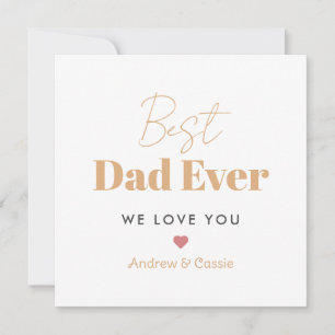 Cartão De Festividades Melhor pai do mundo