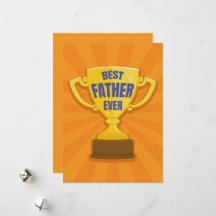 Melhor Pai do Mundo Cálice de Troféu Retro para Pa