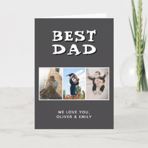 Cartão De Festividades Melhor Papai Dia dos Pais 3 Foto