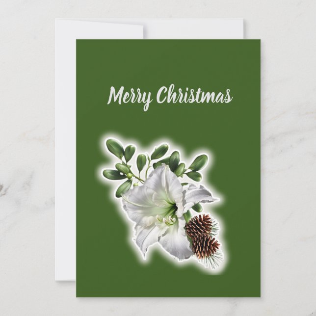 Cartão De Festividades Memórias de Natal (Frente)