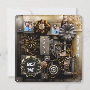 Cartão De Festividades Memórias Rustic Vintage