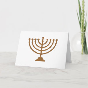 Cartão De Festividades Menorah