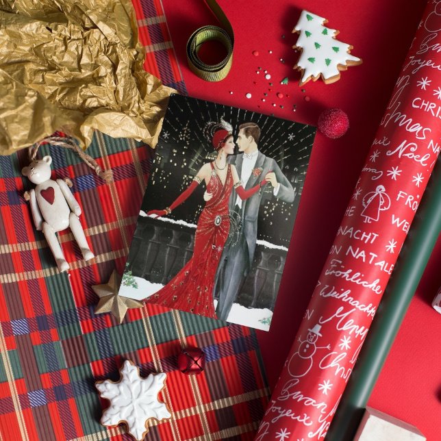 Cartão De Festividades Mensagem de adição do casal de Deco de Arte Esclit (Criador carregado)