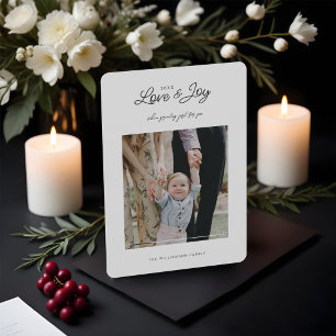 Cartão De Festividades Mensagem de Vídeo com Código QR Minimalista Modern