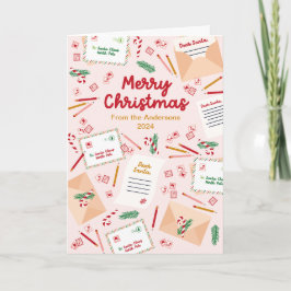 Cartão De Festividades Mensagens e cartas de feriado para Papais noeis -