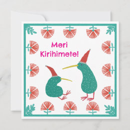 Cartão De Festividades Meri Kirihimete!