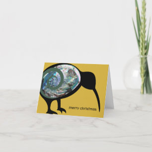 CARTÃO DE FESTIVIDADES MERRISTMAS NZ XMAS AOTEAROA NEW ZEALAND KIWI